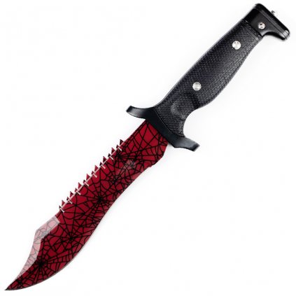 Bowie knife Crimson web