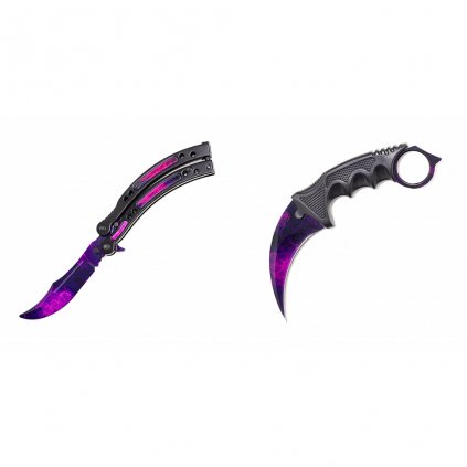 2580 doppler phase duo set motylek karambit