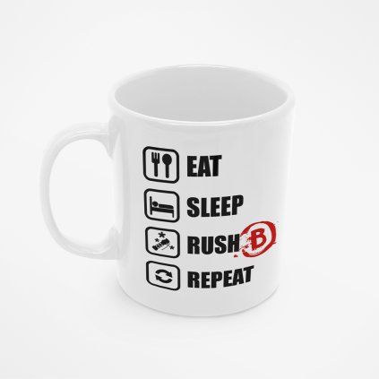 Eat Sleep Rush B hrnek mockup