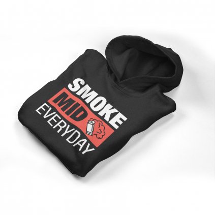 pullover hoodie mockup lying folded on a solid surface a15244