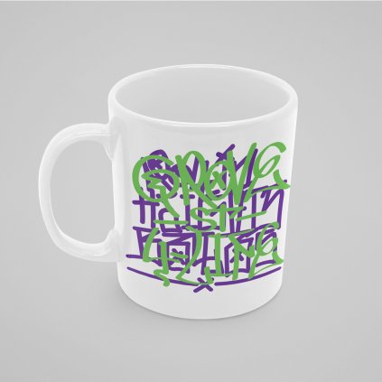 Hrnky GTA grove st mockup white mug