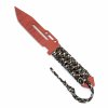 2040 2 paracord knife red slaughter