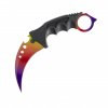Karambit Fade Red Tip Aggressive (s vadou)