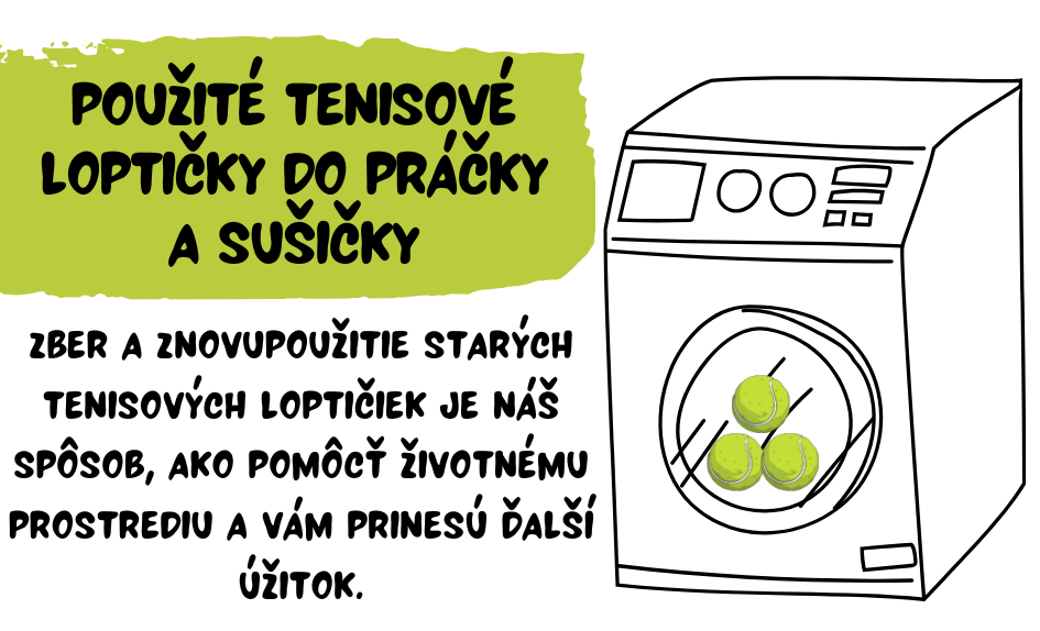 Tenisové loptičky do práčky a sušičky