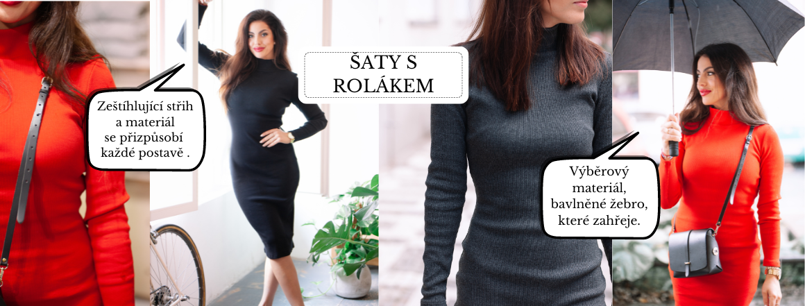 rolákové šaty