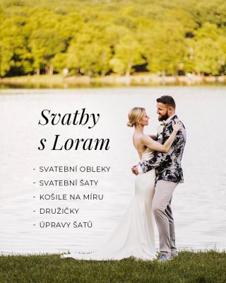 Ve svatební den byste měli řešit jen jedno: užít si ho. 🤍 V Loramu vám pomůžeme se vším okolo svatebního outfitu....