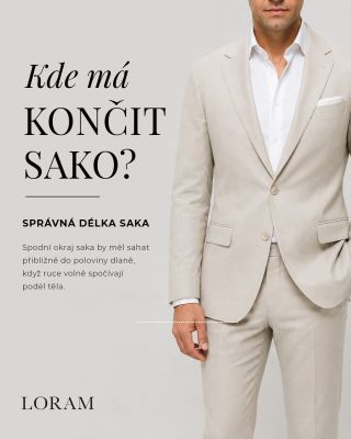 Sako může být z drahé látky. Může mít krásné knoflíky i perfektní barvu. Pokud ale nesedí délka, výsledek nikdy nebude...
