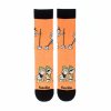 Fusakle vesele ponozky vzor lolek a bolek unisex slozeni bavlna polyamid elastan barva oranzova, pohádkové ponožky
