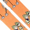 Fusakle vesele ponozky vzor lolek a bolek unisex slozeni bavlna polyamid elastan barva oranzova, lolek a bolek
