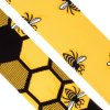 Fusakle vesele ponozky vzor vcelin slozeni bavlna polyamid elastan barva zluta, veselé ponožky včely