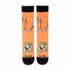 Veselé ponožky Fusakle vzor Lolek a Bolek farba oranžová zloženie bavlna polyamid elastan, ponožky Lolek a Bolek