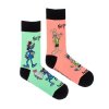 Veselé ponožky Fusakle vzor No počkaj Olympionik farba ružová zloženie navlna polyamid elastan