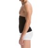 Pánsky sťahovací pás čierna farba modeluje brucho a boky.
