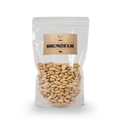 LJ 500g mandle prazene front