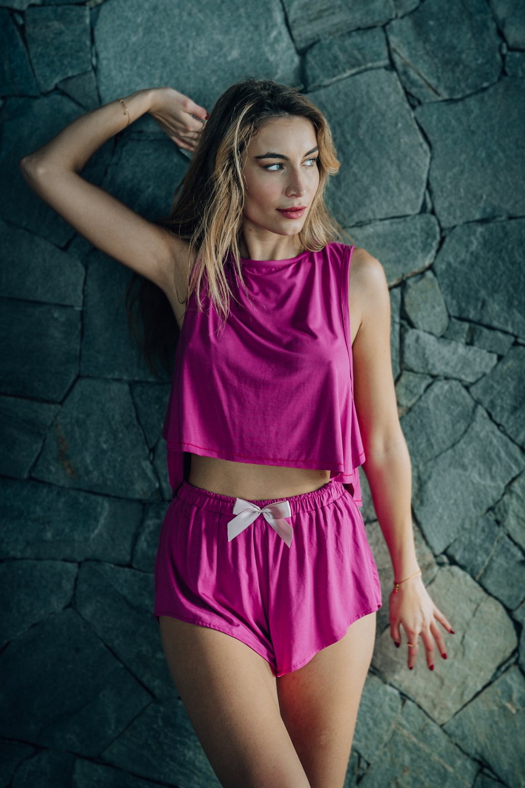Crop Top & Comfy Shorts  Baby Doll - Loreen Label