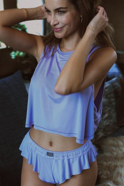 Crop Top & Cute Wavy Shorts | Loreen Label