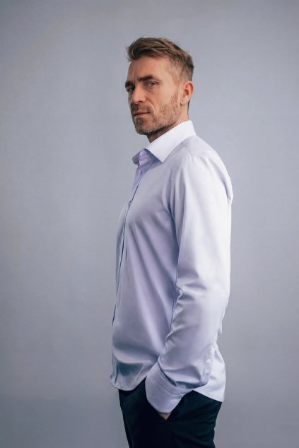 Business Shirt in Premium Stretch Cotton | CĀVA MAISON MEN
