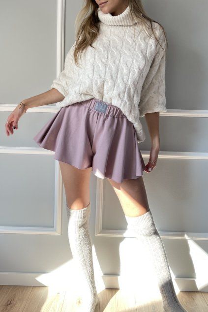 Bamboo Sweat boxer shorts in Dusty Pink