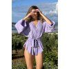 Wrap Top & Butterfly Shorts | Mauve
