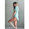 Loose T-shirt & Butterfly Shorts | Ocean Mint
