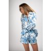 CĀVA SET Shirt & Shorts, Cotton Satin | Original CĀVA Botanical Print