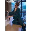 Wrap Top & Long Pants | Emerald Green
