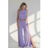 Side Slit Long Pants | Mauve