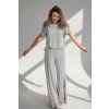 Bamboo Side Slit Long Pants | Loreen Label