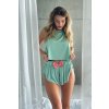 Bamboo: Butterfly shorts & Crop top