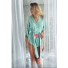 Wrap Top & Butterfly Shorts | Ocean Mint