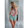 Bamboo: Butterfly shorts & Crop top