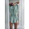 Wrap Top & Butterfly Shorts | Ocean Mint