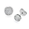 Diamond Dot PAVE WG Earrings