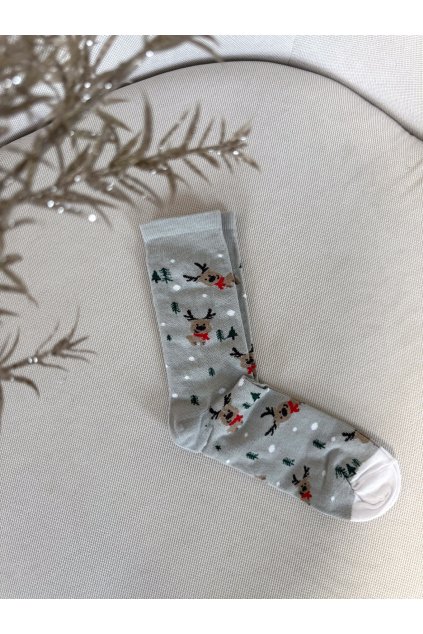 Vánoční ponožky SOBÍCI pánské