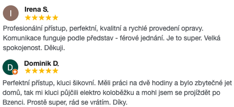 Recenze zákazníků
