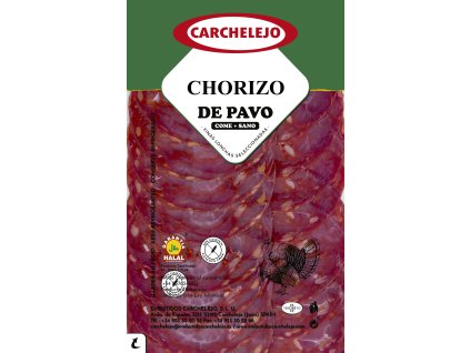 Chorizo krůtí plátky 80g (4254)