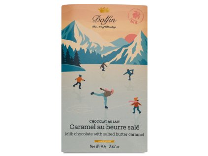 Čokoláda mléčná se slaným karamelem 70g (82001)