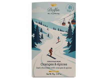 Čokoláda hořká s pomerančem a kořením 70g (82003)