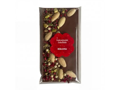 Čokoláda mléčná VALENTÝN 100g