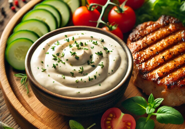 Proteinový osvěžující dip na léto