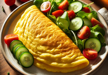 Vysoce proteinová omeleta za pár minut