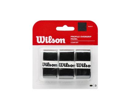 WR8416601 0 PROFILE OVERGRIP PADEL 3 PACK BK Black