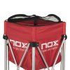 CESTO BOLAS PLEGABLE RUEDAS ROJO 8436567653373 CESTOPLERO 004