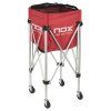 CESTO BOLAS PLEGABLE RUEDAS ROJO 8436567653373 CESTOPLERO 001
