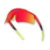 losreyes prime jurassic trex red performance wraparound shield sunglasses hero angle