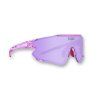 losreyes elevate grape sports sunglasses purple shield lens clear frame uv400 wraparound athletic