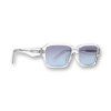 losreyes opus monaco transparent acetate sunglasses front