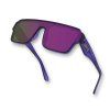 LosReyes Omega Zeus athletic sunglasses purple shield lens hero angle