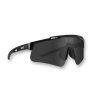 losreyes prime polarized black sports sunglasses all black wraparound shield uv400 athletic performance eyeweacee