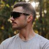 losreyes prime polarized black cross training sports sunglasses